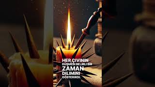 Ortaçağda Zaman ve Uyandırma Aracı Çivili Mumun Tarihi tarih çivilimum shortvideo shorts [upl. by Kcim]