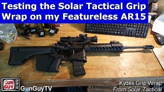 Making a California Featureless AR15  Solar Tactical Grip Wrap Test [upl. by Herbert432]