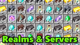 ALL WORLDS Minecraft DUPLICATION GLITCH 121 Bedrock Edition  REALMS amp SERVERS WORKING [upl. by Eah]