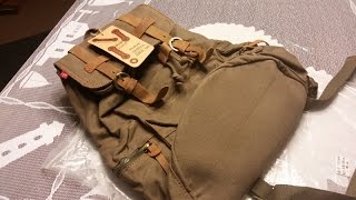 Augur Jans vintage canvas backpack [upl. by Jarin484]