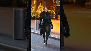 Fantasia Slaying These Cold NYC Streets fantasia fashionpolice thecolorpurple nyc dolcegabbana [upl. by Hiroshi]