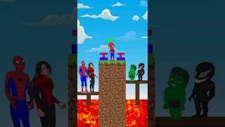 help spiderman save his parents and friends spiderman JOKER hulk superheroes [upl. by Boylan]