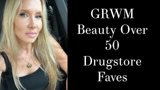 GRWM On A Budget  Drugstore Faves  Beauty Over 50 [upl. by Yarahs]