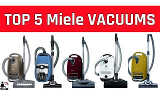 Top 5 Best Miele Vacuum Cleaners [upl. by Anaj]