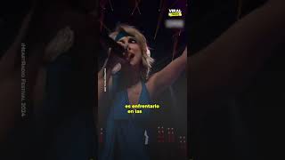 Hayley Williams de Paramore crítica a Donald Trump en Festival de música shorts [upl. by Samantha967]