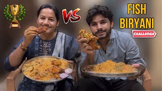 Fish biryani challenge with my mom krishnaveninagineni foodchallenge funny youtube [upl. by Kcirdled381]