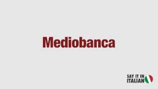 Mediobanca [upl. by Sorgalim]