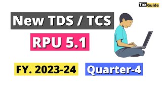 eTDSTCS Return Utility Q4 FY 2324  Download TDS Return Utility  RPU 50  New NSDL TDS RPU 50 [upl. by Clayberg983]