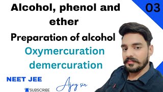 Alcohol phenol ethers class 12 organic chemistry 03  Preparation Method of alcohol  NEET JEE [upl. by Nonnairb]