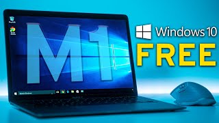 How to Run Windows 10 on New M1 Macbook FREE DOWNLOAD [upl. by Nryhtak]