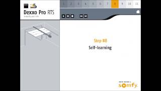 SOMFY  How to install a DEXXO PRO RTS English version [upl. by Ellenij582]