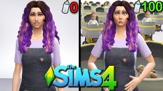 Pregnant Woman Tries The Sims 4 100 Baby Challenge in 24 Hours [upl. by Karla]