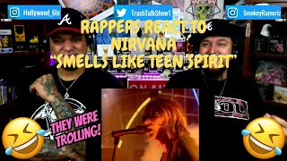 Rappers React To Nirvana quotSmells Like Teen Spiritquot Live Top Of The Pops 1991 [upl. by Eenej569]