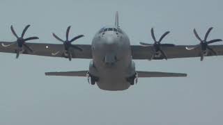 C130J Super Hercules at Naval Air Facility Atsugi [upl. by Oniuqa]