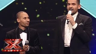 محمد الريفي وحسين الجسمي  آكديللي  العروض المباشرة  الاسبوع الاخير  The X Factor 2013 [upl. by Essyle782]