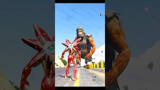 GTA V  kya nuclear godzilla ironman ke friends ki jaan bacha payega 😱 ironman gta5 shorts [upl. by Lamond450]