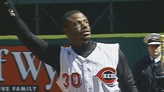 CHCCIN Griffey hits his first home run with Reds [upl. by Norvol102]