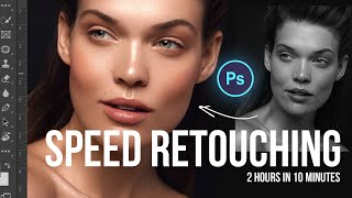 Beauty Portrait Speed Retouching • 2 hours in 10min [upl. by Allertse]