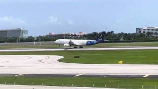 Miami International Airport  Boliviana de Aviación BOV762  VVIMIA  A330200 [upl. by Aralomo]