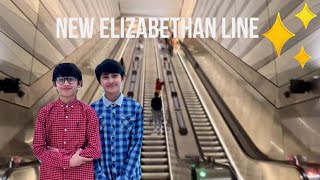 THE NEW ELIZABETHAN LINE  London Underground 🚝￼ [upl. by Ybloc448]