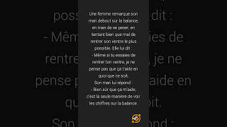 Blague  Un mari sur la balance… [upl. by Naeroled]