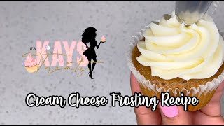 Cream cheese frosting recipe [upl. by Nonnaer]