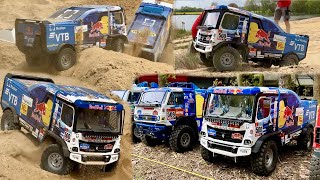 RC DAKAR KAMAZ RED BULL RALLY TRUCK RACE [upl. by Daven]