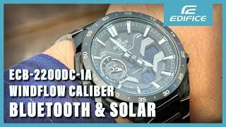 Unboxing The Casio Edifice Windflow ECB2200DC1A [upl. by Branscum994]