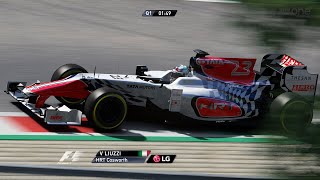 Vitantonio Liuzzi HRT F111 OnBoard  Monza  2011 Italian GP  Assetto Corsa [upl. by Bogart672]