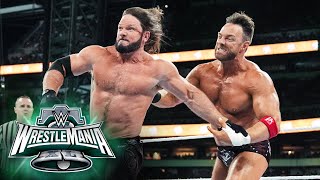 LA Knight vs AJ Styles WrestleMania XL Sunday highlights [upl. by Fujio]