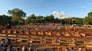 Rock Bouncers and Jeeps Take on Wayne Co Fair Tough Truck and Mud Bogs [upl. by Belvia]