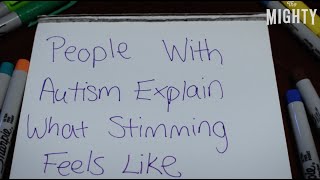 People With Autism Explain What Stimming Feels Like [upl. by Ketty]