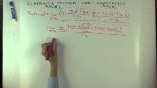 Clairauts theorem key computation [upl. by Htebasil]