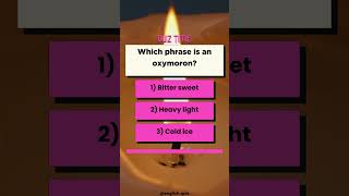 quotEnglish Vocabulary Quiz Oxymoronsquot [upl. by Frost]