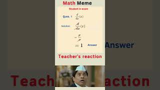 Math Meme🤣🤣ytshorts shorts short shortvideo trending viralvideo memes funny beautiful fun [upl. by Tara]