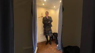 A kilt fitting at MacGregor and MacDuff in Glasgow Scotland kilts tartan kilt scotland fyp [upl. by Steffy617]