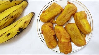 ഗോതമ്പു പഴം പൊരി  Wheat Pazham Pori Recipe  Kerala Style Banana fritters wheat flour pazham pori [upl. by Cal]