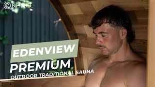 REVEL EDENVIEW OUTDOOR TRADITIONAL SAUNA PROMO 2 [upl. by Krock]