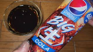 【旧ラベル】サントリーフーズ pepsi BIG《生》COLA ●内容量：600ml [upl. by Letta]