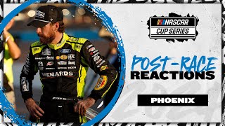 I didnt have much left Ryan Blaney recounts closing laps battling Joey Logano  NASCAR [upl. by Nyar]