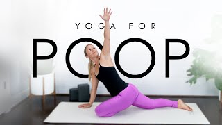 Constipation Yoga Exercises for Relief  How to POOP Easy [upl. by Elockin938]