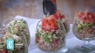 quotEnsalada Tabule en vasitosquot en pocos pasos una receta espectacular [upl. by Ardnala603]