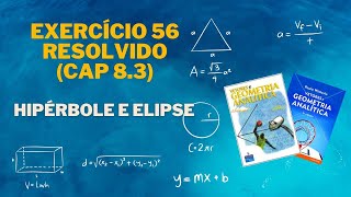 Exercícios Resolvidos  GA  Cap 83  Ex 56  Cônicas  Hipérbole [upl. by Omsoc]