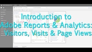 Tutorial Adobe Reports amp Analytics Visitors Visits amp Page Views [upl. by Ayotas398]