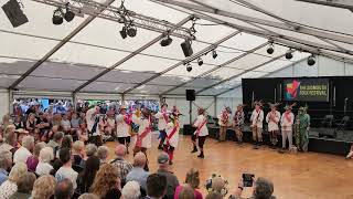 Sidmouth Folk Festival  Dance Spectacular  Eynsham Morris  The Eynsham Poacher [upl. by Yllitnahc]