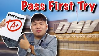 How To Pass Your DMV Written Permit Test 2023 First Try [upl. by Anitsyrc]