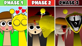 All Reactions and Phases of Simon amp Tunner KISSING In Incredibox Sprunki Sinner Edition [upl. by Pacificas]