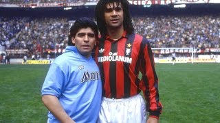 Maradona Vs Gullit 1990 Napoli x Milan [upl. by Ahsak]