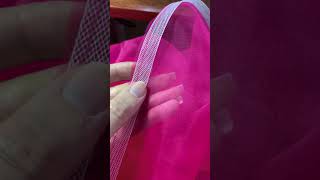 Adding Horsehair Braid to a circle skirt [upl. by Oatis]