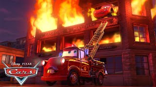 Mater Rescues Lightning McQueen  Pixars Cars Toon  Mater’s Tall Tales [upl. by Tati]